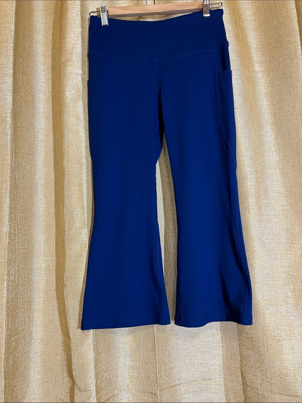 Baleaf Royal Blue Cropped Flare Active Pants